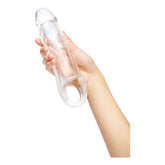 Size Up 3 Inch See Thru Penis Extender with Ball Loop SLEEVES